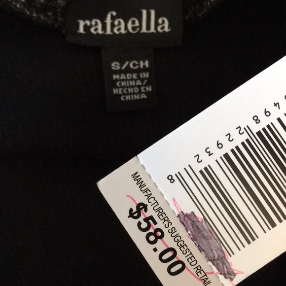 Black/Grey Cowl Neck Sweater Layering Small - Picture 4 of 5